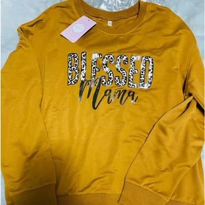 Blessed mama lightweight shirt